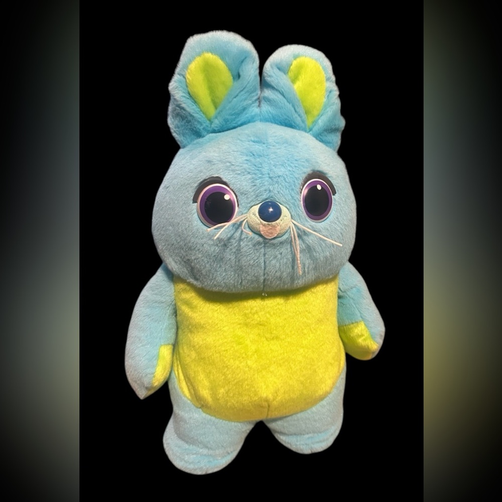 Talking Bunny Toy Story 4 plush stuffie approx 20 inches multiple sayings Disney